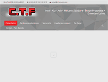 Tablet Screenshot of ctf-serrurerie.com